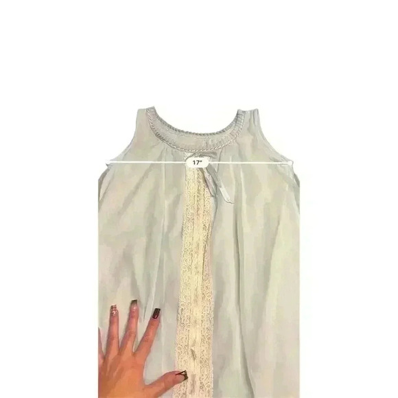 Vintage 1950s Tosca Women's Blue Kimono Robe & Gown Set Size M - Picture 5 of 16